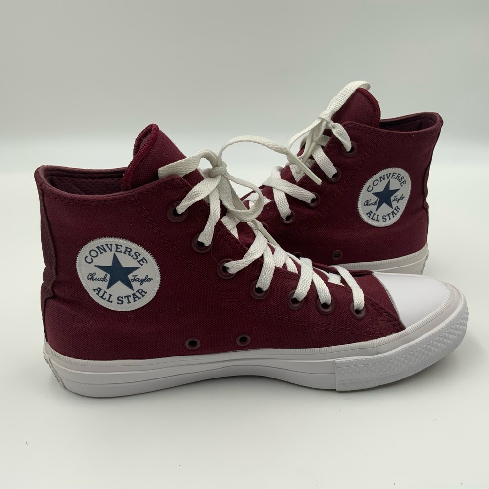 Converse Chuck Taylor All Star ll High Bordeaux. Style#150144C. Size 7.5.